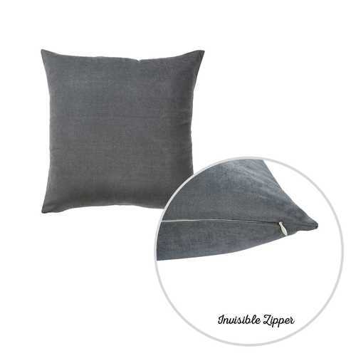 18"x18" Grey Honey Decorative Throw Pillow Cover 2 pcs in set