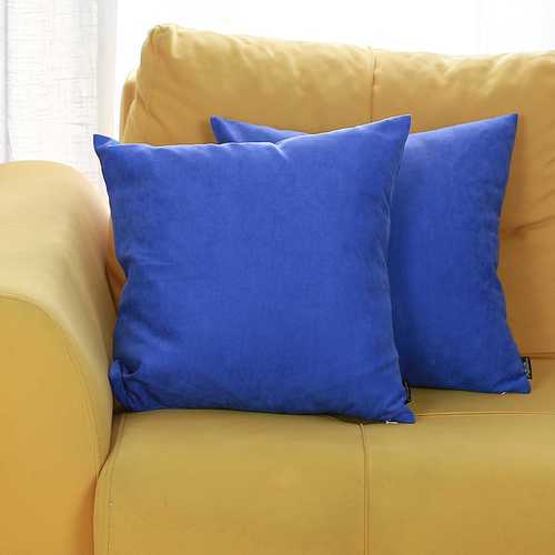 18"x18" Sapphire Blue Honey Decorative Throw Pillow Cover 2 pcs in set